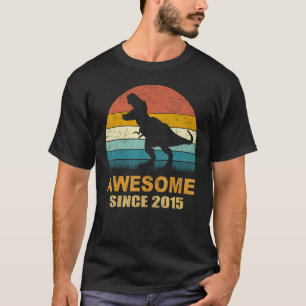 8. Geburtstag Dinosaurier 8 Jahre Junge Phantastis T-Shirt