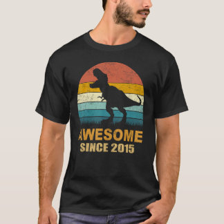 8. Geburtstag Dinosaurier 8 Jahre Junge Phantastis T-Shirt