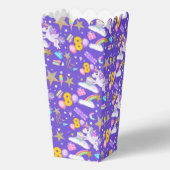 8. Geburtstag Einhorn mit Cake Favor Box Geschenkschachtel (Rückseite)