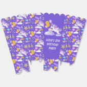 8. Geburtstag Einhorn mit Cake Favor Box Geschenkschachtel (Ungeklappt)