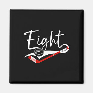 8. Geburtstag Eishockey Junge 8 Jahre alt Eishocke Magnet