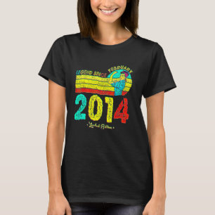 8. Geburtstag Februar 2014 Legend Seit 2014 8 T-Shirt