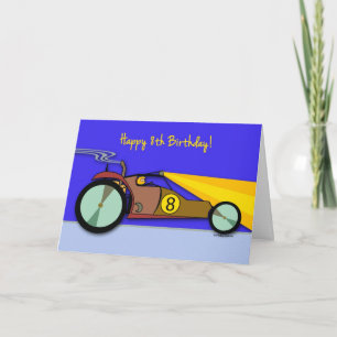 8. Geburtstag für Kind, Dünenreise zur Buggy in de Karte