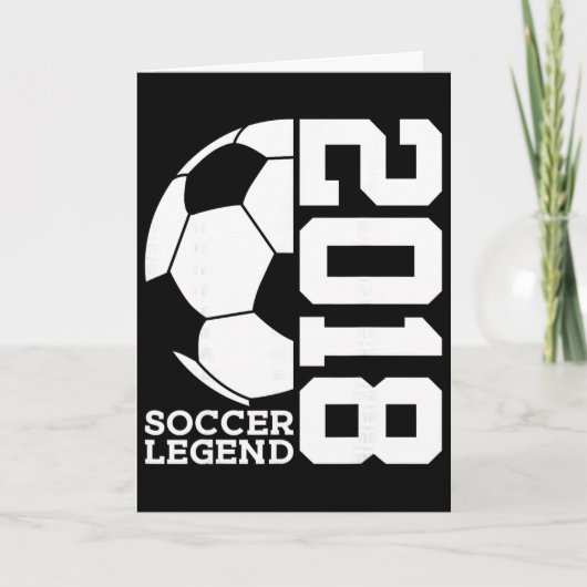 8. Geburtstag Fußball-Legende  Karte (Vorderseite)