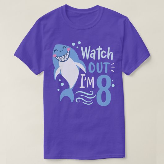 8. Geburtstag Im 8. T-Shirt (Design vorne)