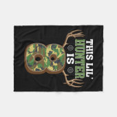 8. Geburtstag Jagd Hirsche 8 Jahre Jäger Fleecedecke (Vorderseite (Horizontal))