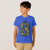 8. Geburtstag Junge Camouflage Acht Jahr Individue T-Shirt (Vorne ganz)