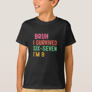 8. Geburtstag Junge Lustiger Humor Kinder Im Alter T-Shirt