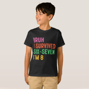 8. Geburtstag Jungen Outfit Ich bin 8 Jahre alt se T-Shirt