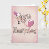 8. Geburtstag Karte (Gelbe Blume)