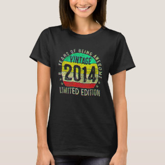 8. Geburtstag Lustig Vintage 2014 Limitierte Aufla T-Shirt