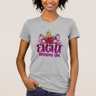 8. Geburtstag Mädchen Shirt 8 Jahre altes Mädchen
