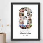 8. Geburtstag Nummer 8 Foto Collage Custom Bild Poster<br><div class="desc">Feiern Sie Ihren kleinen Meilenstein 8. Geburtstag mit diesem personalisierten 8 Foto Collage Poster. Dieses individuell gestaltbare Geschenk ist die perfekte Möglichkeit, wertvolle Erinnerungen aus dem achten Jahr Ihres Kindes zu zeigen. Das Poster enthält eine Collage von Fotos, die diese besonderen Momente erfassen, und kann mit dem Namen und dem...</div>