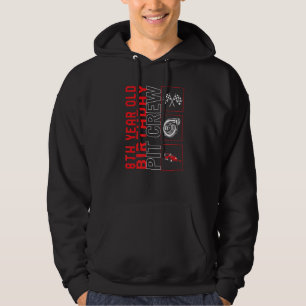 8. Geburtstag Pit Crew Racing Race Dri Hoodie