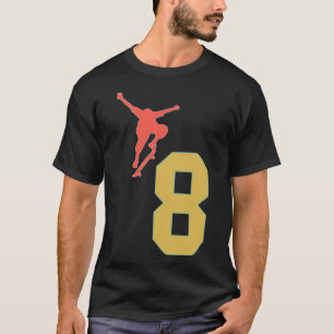 8. Geburtstag Skateboard Liebhaber Skater 8 Jahre T-Shirt