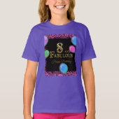 8. Geburtstag  T-Shirt (Vorderseite)