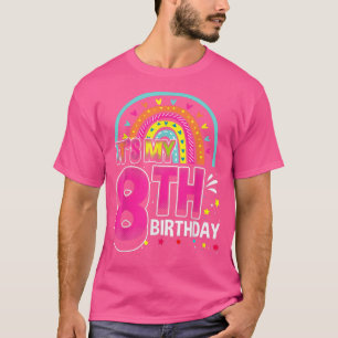 8. Geburtstag Tochter für 8-jähriges Mädchen T-Shirt