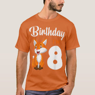8. Geburtstag von über 8 Jahren Jungen und Mädchen T-Shirt