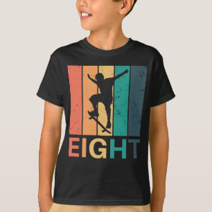 8. Geburtstags-Geschenk im Vintage-Stil Jungen Kin T-Shirt