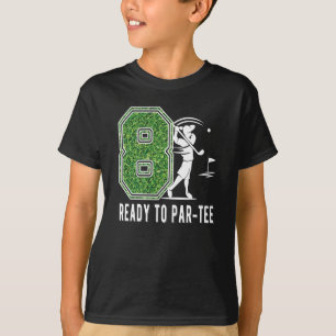 8. Geburtstagsgeschenk Golf Player 8-jähriger Jun T-Shirt