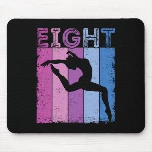 8. Geburtstagsgymnastik 8 Jahre Tanz Girl Gymna Mousepad