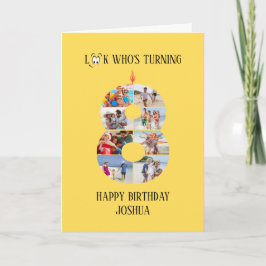 8. Geburtstagskarte Karte