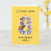 8. Geburtstagskarte Karte (Gelbe Blume)