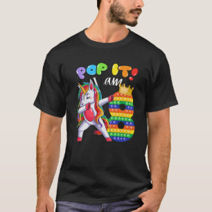8. Geburtstagsmädchen Dabbing Einhorn Pop Es I Bin T-Shirt