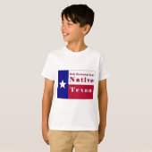 8. Generationgebürtige Texan-Flagge T-Shirt (Vorne ganz)