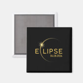 8 Gesamter Solaransatz 2024 Magnet (Vorderseite/Rückseite)