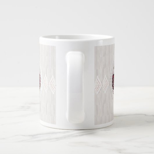 8 gezeigter Stern-Spule inspirierter Jumbo-Tasse (Rückseite)