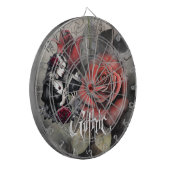 #8 Gothic Spaß Dartscheibe (Vorderseite Links)