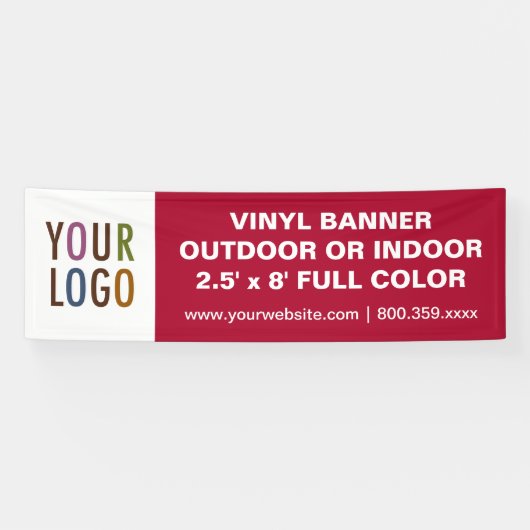 8' Grosses, kundenspezifisches Vinyl Banner im Fre (Horizontal)