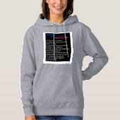 8 GRÜNDE, AUS DENEN ICH TRUMP IM JAHR 2024 NICHT S HOODIE (Vorderseite)