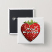 8. Happy Valentinstag Button (Vorne & Hinten)