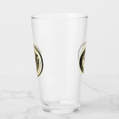 8. Hochzeit Jubiläum Bigger Bronze Medallion Glas (Links)