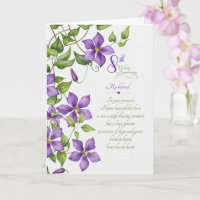 8. Hochzeitstag Sentimentale Clematis Rebe