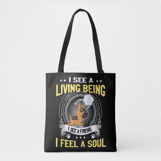 8 Ich sehe ein Leben, wenn ich einen Freund sehe, Tasche (Vorderseite)