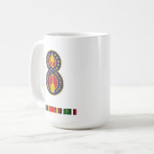 8. Infanterie-Abteilungs-"Pfadfinder-" Tasse (Vorderseite Links)