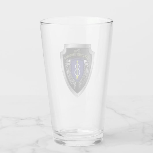 8. Infanterieabteilung "Pathfinder Shield" Glas (Rückseite)