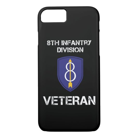 8. Infanteriedivision-Veteran Case-Mate iPhone Hülle (Rückseite)