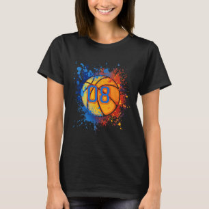 8 Jahre alt 8. Geburtstag Basketball Geschenk für  T-Shirt