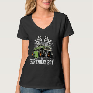 8 Jahre alt 8. Geburtstag Junge Monster Lkw Auto T-Shirt