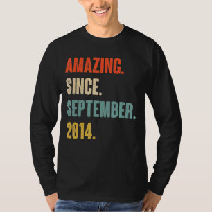 8 Jahre alt 8. Geburtstag Phantastisch seit 2. Sep T-Shirt