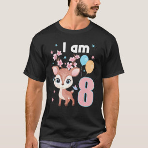 8 Jahre alt 8 Geburtstagskleidung Junge Mädchen Ni T-Shirt