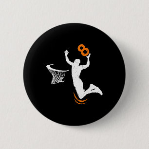 8 Jahre alt Bysketbyll Dunk 8. Geburtstagsparty Bo Button