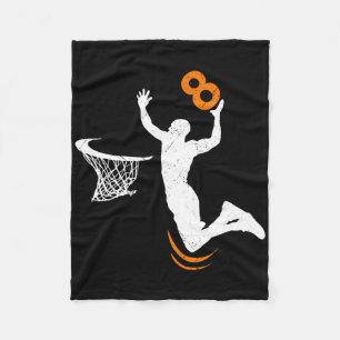8 Jahre alt Bysketbyll Dunk 8. Geburtstagsparty Bo Fleecedecke