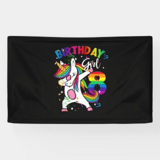 8 Jahre alt Kind 8. Geburtstag Geschenk Schlägerei Banner