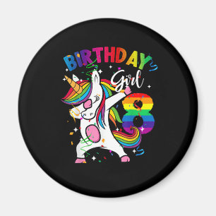 8 Jahre alt Kind 8. Geburtstag Geschenk Schlägerei Magnet