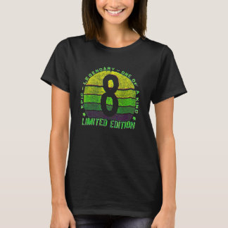 8 Jahre alt Vintage 2014 8. Geburtstag 2 T-Shirt